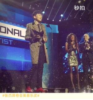 张杰ama获奖视频,音乐巅峰荣耀时刻回顾